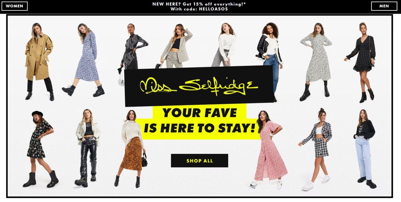 Miss Selfridge catalogue in Singapore | Your fave is here to stay | 25/01/2024 - 27/09/2024