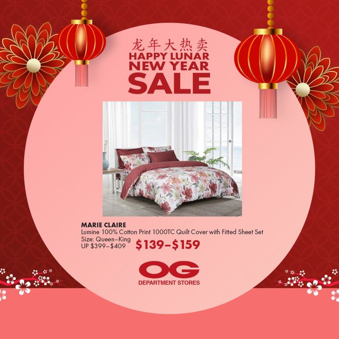 OG catalogue in Singapore | Happy lunar New Year | 12/02/2024 - 29/02/2024