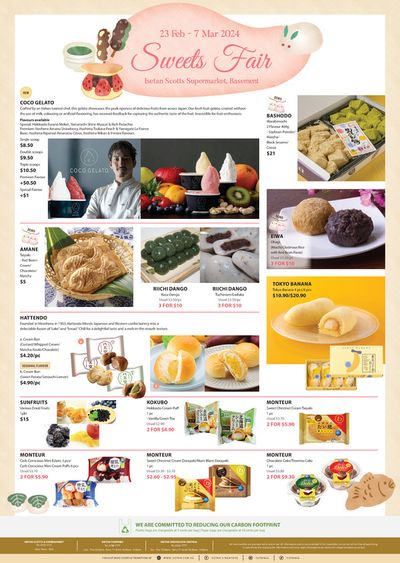 Department Stores offers in Singapore | Sweets fair in Isetan | 23/02/2024 - 07/03/2024