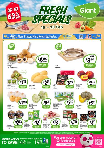 Giant catalogue in Singapore | Fresh Specials | 16/02/2024 - 28/02/2024