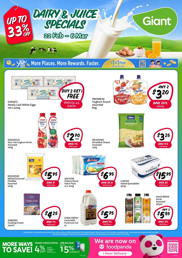 Giant catalogue in Singapore | Dairy & Juice Specials | 22/02/2024 - 06/03/2024