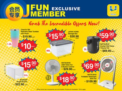 Home & Furniture offers in Singapore | Member exclusive in Japan Home | 22/02/2024 - 03/03/2024