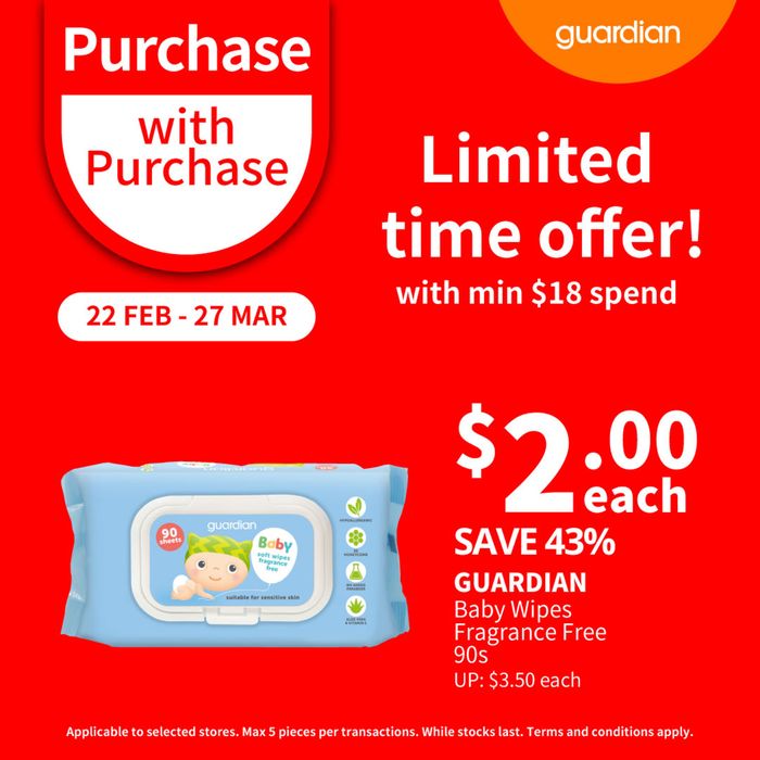 Guardian catalogue in Singapore | Limited time offer! | 22/02/2024 - 27/03/2024