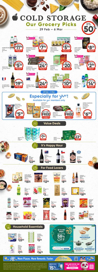 Cold Storage catalogue | Our Grocery Ad | 29/02/2024 - 06/03/2024