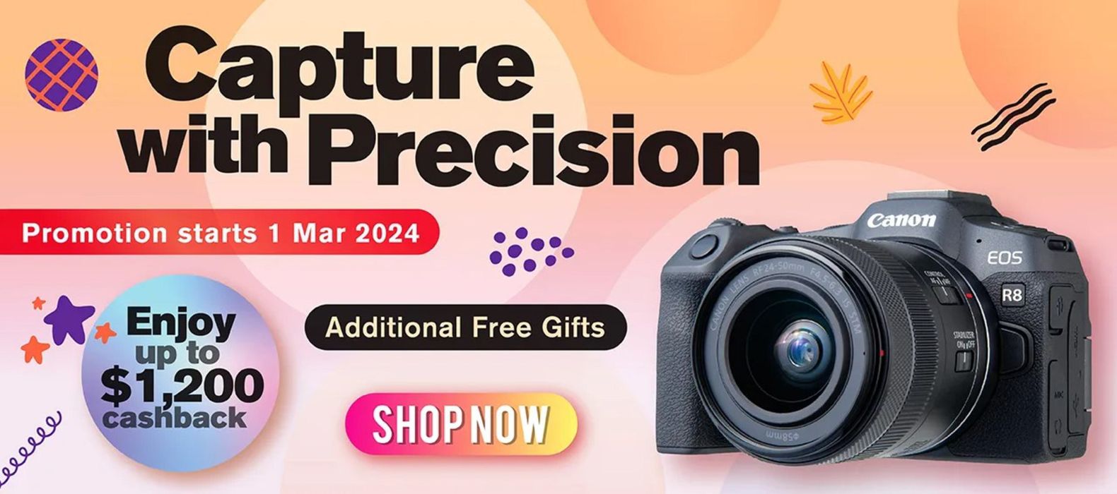 Canon catalogue in Singapore | Capture with precision | 05/03/2024 - 31/03/2024