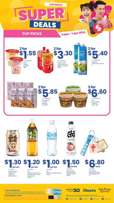 Supermarkets offers in Singapore | Top Deals in Cheers | 06/03/2024 - 01/04/2024