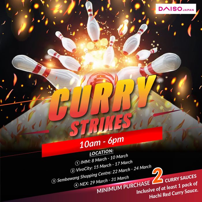 Daiso catalogue in Singapore | Curry strikes | 08/03/2024 - 31/03/2024