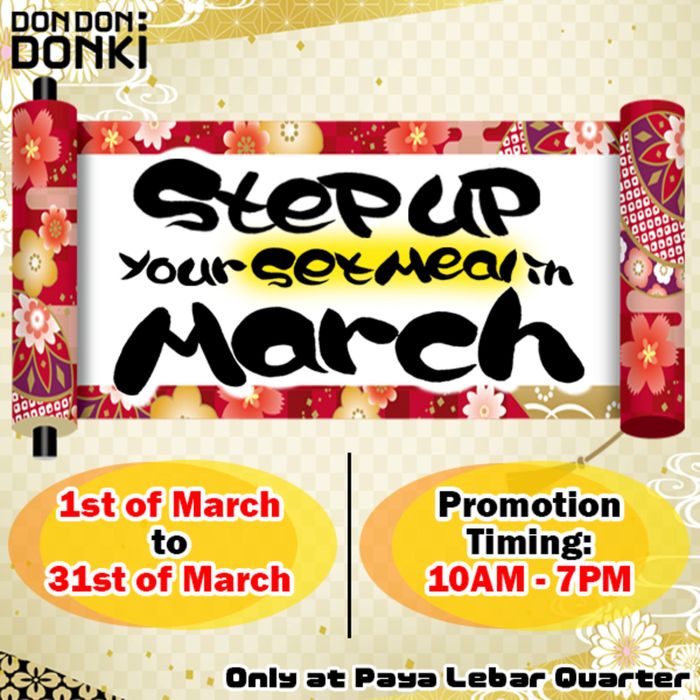 Don Don Donki catalogue in Singapore | Stepup your setmeal in March | 06/03/2024 - 31/03/2024