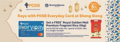 Sheng Siong catalogue in Singapore | Raya with POSB everyday card at Sheng Siong | 08/03/2024 - 31/03/2024