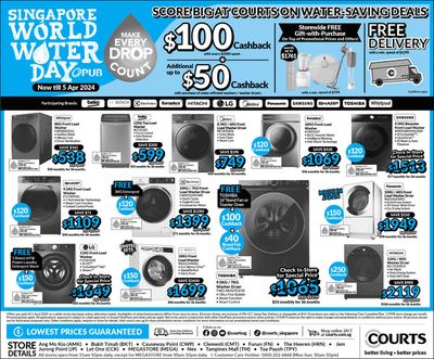 Home & Furniture offers in Singapore | World water day in Courts | 15/03/2024 - 05/04/2024