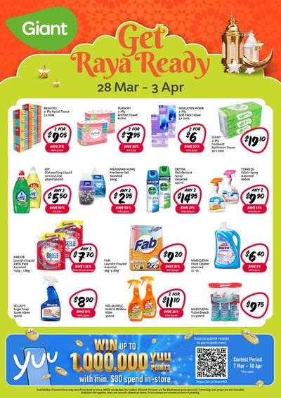 Giant catalogue in Singapore | Get Raya Ready | 28/03/2024 - 03/04/2024