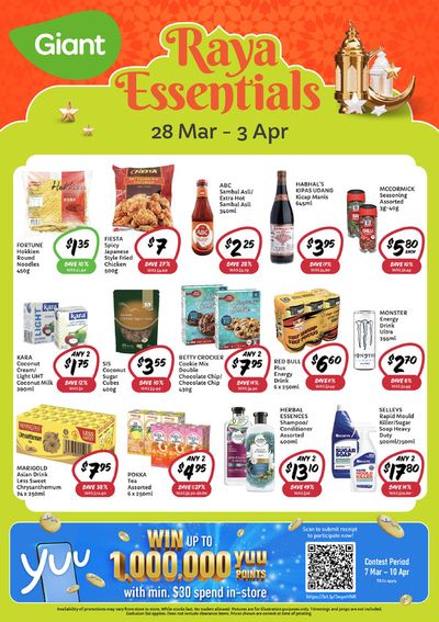 Giant catalogue in Singapore | Raya Essentials | 28/03/2024 - 03/04/2024