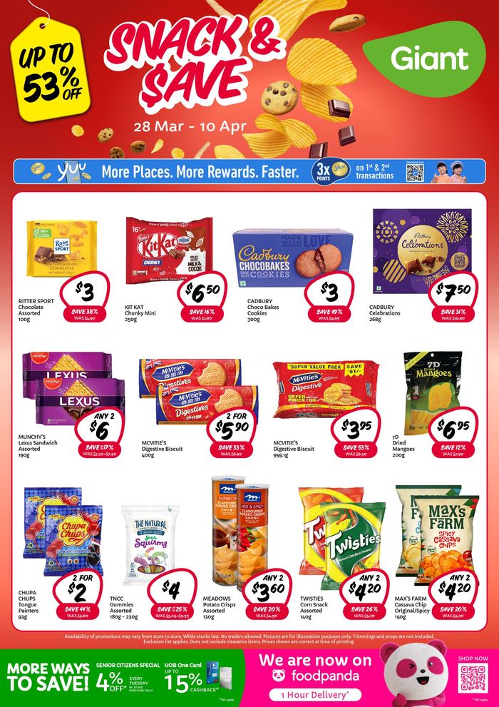 Giant catalogue in Singapore | Snack & Save | 28/03/2024 - 10/04/2024