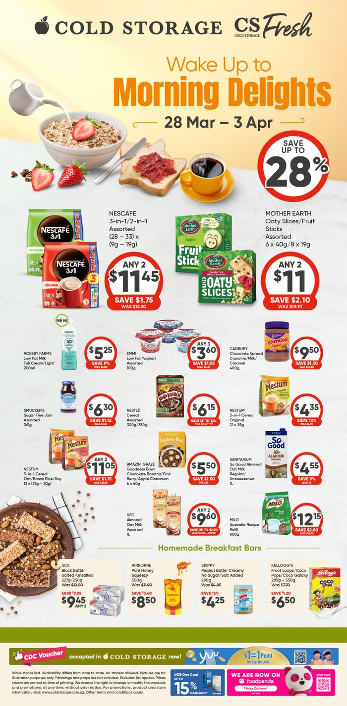 Cold Storage catalogue in Singapore | Wake up to morning delights | 28/03/2024 - 03/04/2024