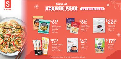 FairPrice catalogue in Singapore | Taste of Korean food | 29/03/2024 - 10/04/2024