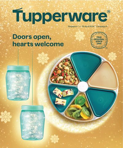 Home & Furniture offers | Doors open, hearts welcome in Tupperware | 02/04/2024 - 30/04/2024