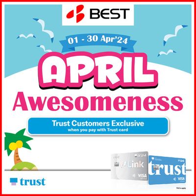 Electronics & Appliances offers | April awesomeness in Best Denki | 04/04/2024 - 30/04/2024