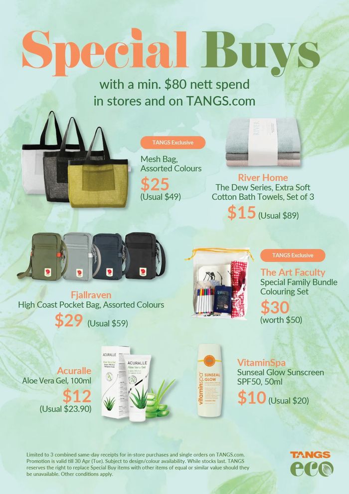 Tangs catalogue in Singapore | Special buys | 04/04/2024 - 30/04/2024