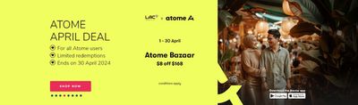 LAC catalogue | Atome April deal | 05/04/2024 - 30/04/2024