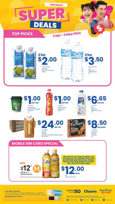 Supermarkets offers in Singapore | Top Deals in Cheers | 09/04/2024 - 06/05/2024