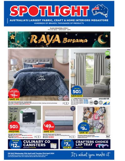 Home & Furniture offers in Singapore | Raya bersamo in Spotlight | 10/04/2024 - 23/04/2024