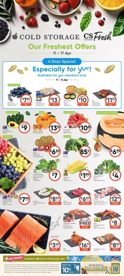 Cold Storage catalogue | Our freshest offer | 11/04/2024 - 17/04/2024