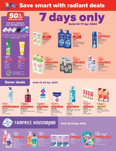 FairPrice catalogue in Singapore | Save smart | 11/04/2024 - 24/04/2024