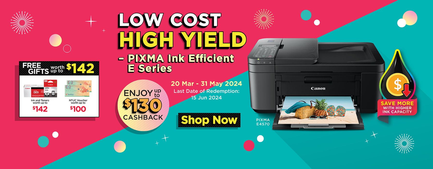 Canon catalogue in Singapore | Low cost - high yield | 17/04/2024 - 31/05/2024