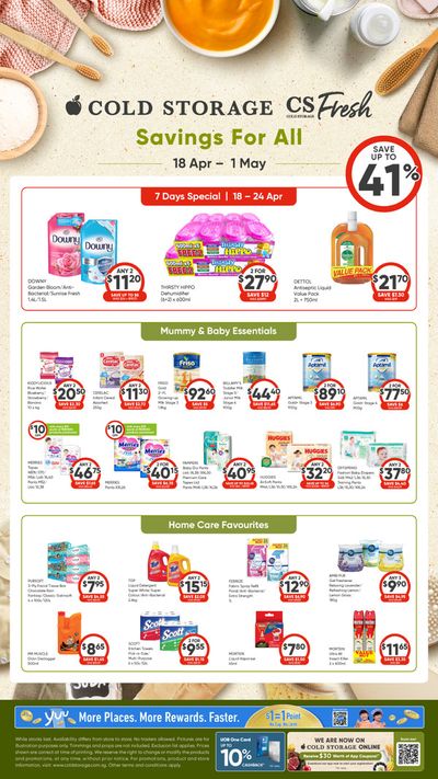 Supermarkets offers | Savings for all in Cold Storage | 18/04/2024 - 24/04/2024