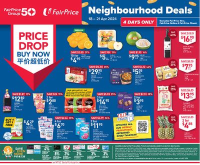 Supermarkets offers in Bukit Merah | Neighbourhood deals in FairPrice | 18/04/2024 - 21/04/2024