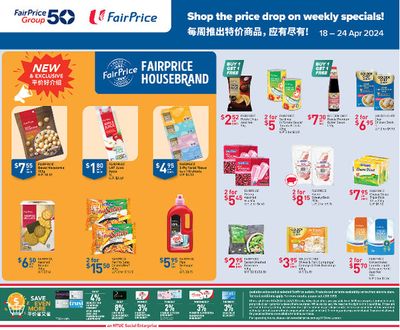 FairPrice catalogue in Singapore | Shop the price drop on weekly specials! | 18/04/2024 - 24/04/2024