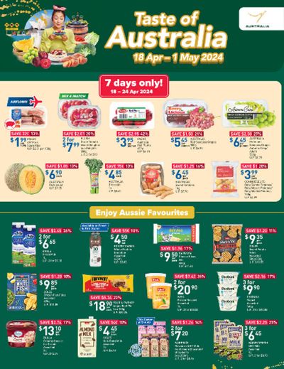 Supermarkets offers in Bukit Merah | Taste of Australia in FairPrice | 18/04/2024 - 01/05/2024