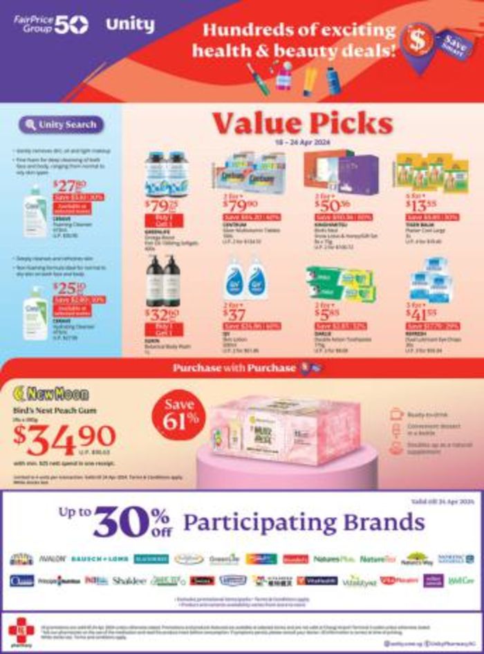 FairPrice catalogue in Singapore | Hundreds of exciting health & beauty deals | 18/04/2024 - 24/04/2024