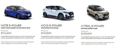 Cars, motorcycles & spares offers | E-power in Nissan | 22/04/2024 - 08/05/2024