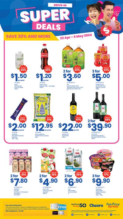 Cheers catalogue in Singapore | Drive-In Deals | 23/04/2024 - 06/05/2024