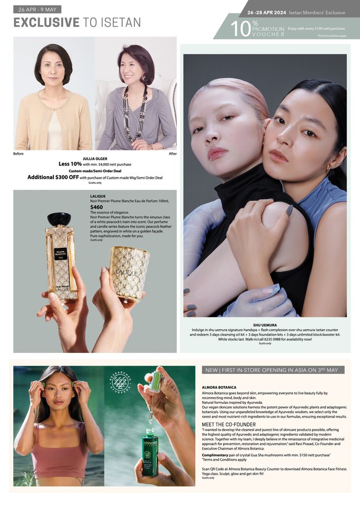 Isetan catalogue in Singapore | Only at Isetan | 26/04/2024 - 09/05/2024