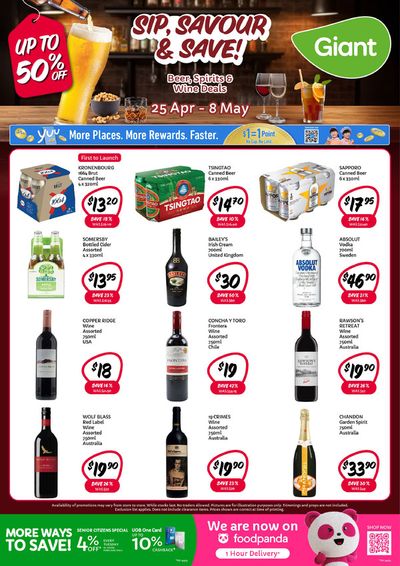 Giant catalogue in Singapore | Sip, Savour & Save! | 25/04/2024 - 08/05/2024