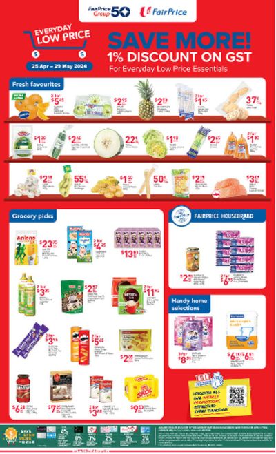 FairPrice catalogue in Singapore | Everyday low price | 25/04/2024 - 29/05/2024