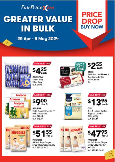 FairPrice catalogue in Singapore | Greater value in bulk | 25/04/2024 - 08/05/2024