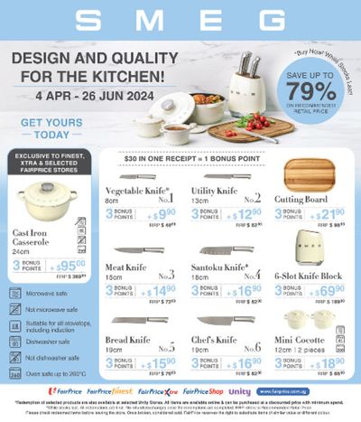FairPrice catalogue in Singapore | Design and quality for the kitchen! | 25/04/2024 - 26/06/2024