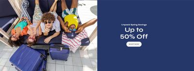 Clothes, shoes & accessories offers | Up to 50% off in American Tourister | 26/04/2024 - 15/05/2024