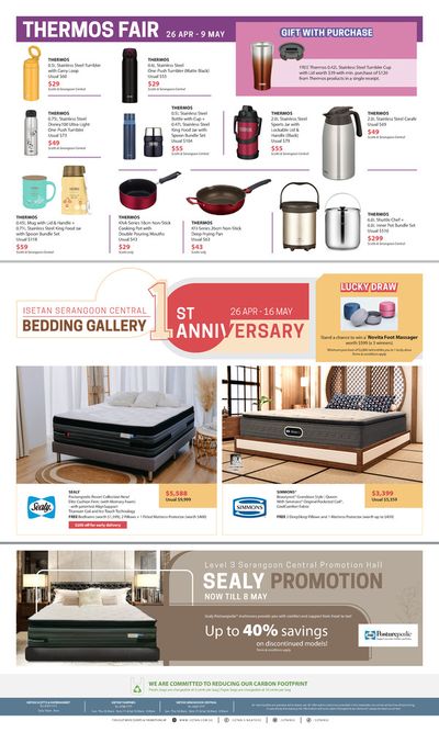 Department Stores offers in Singapore | Thermos fair in Isetan | 29/04/2024 - 09/05/2024