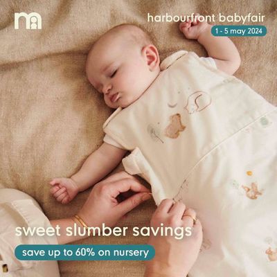 Mothercare catalogue in Singapore | Sweet slumber savings | 01/05/2024 - 05/05/2024