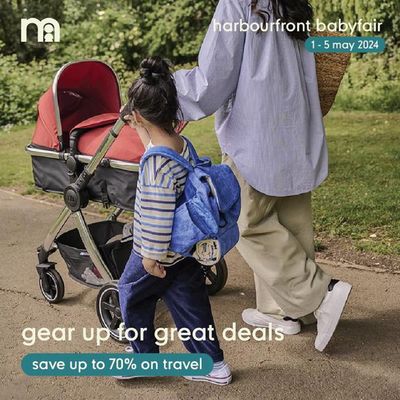 Kids, Toys & Babies offers in Singapore | Gear up for great deals in Mothercare | 01/05/2024 - 05/05/2024