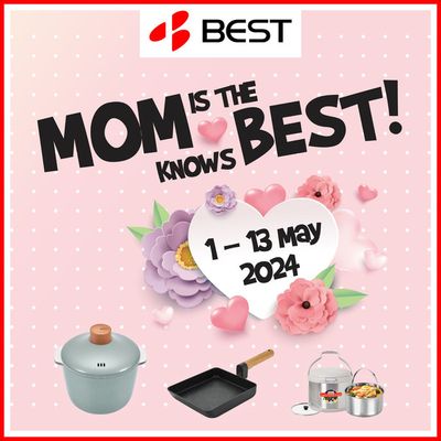 Electronics & Appliances offers in Singapore | Mom knows best! in Best Denki | 03/05/2024 - 13/05/2024