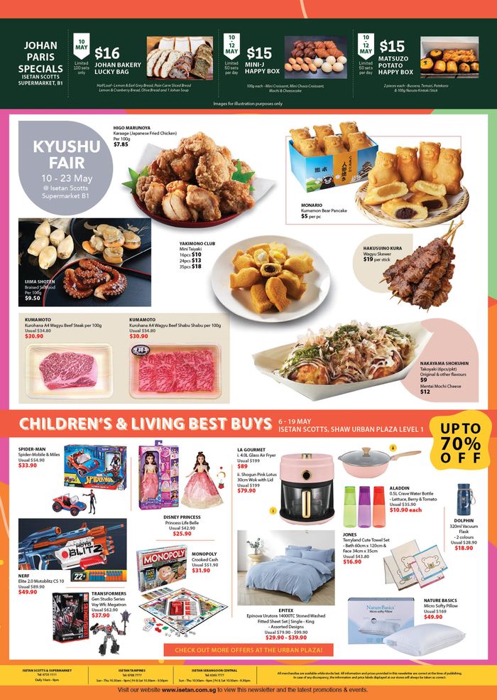 Isetan catalogue in Singapore | Up to 70% off | 07/05/2024 - 19/05/2024