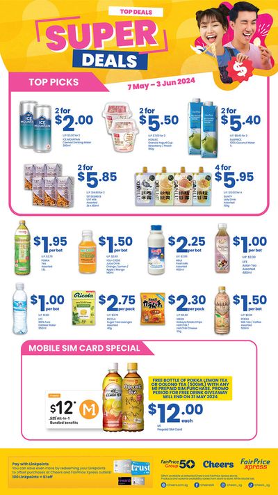 Supermarkets offers in Singapore | Top Deals in Cheers | 07/05/2024 - 03/06/2024