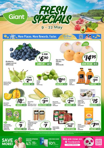 Giant catalogue in Singapore | Fresh Specials | 09/05/2024 - 22/05/2024