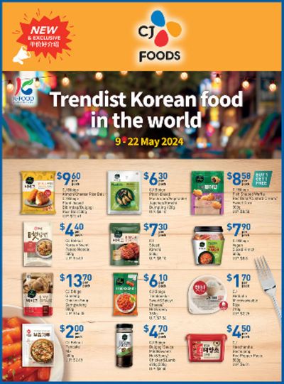 FairPrice catalogue in Singapore | Trendist Korean food in the world | 09/05/2024 - 22/05/2024