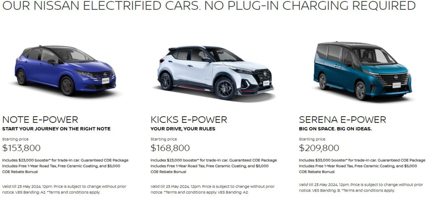Nissan catalogue in Singapore | Note E-power | 10/05/2024 - 21/05/2024